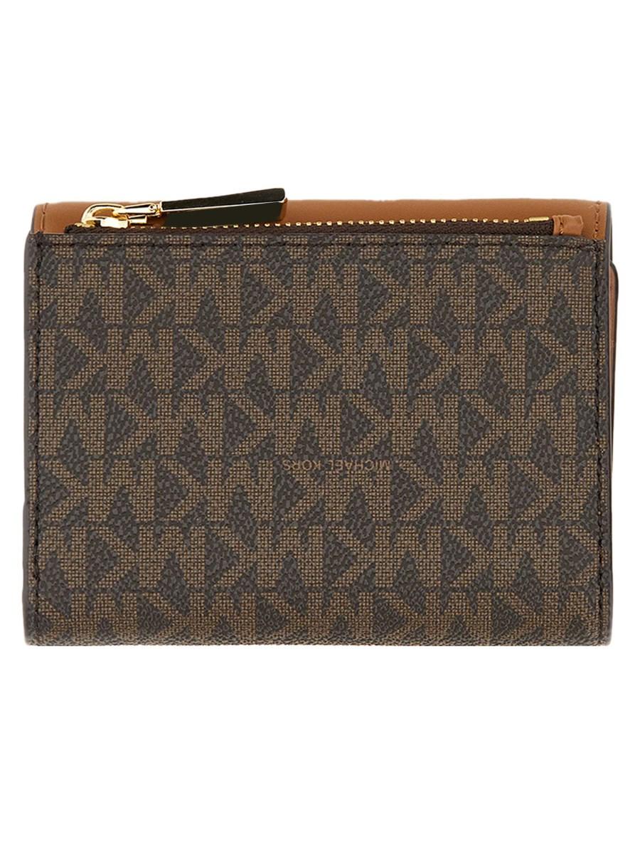 MICHAEL BY MICHAEL KORS PORTAFOGLIO GREENWICH MEDIO IN PELLE CON LOGO