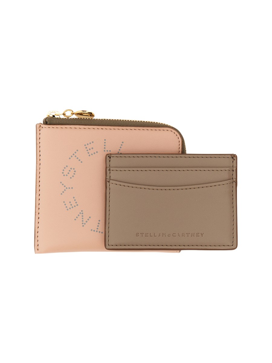 STELLA McCARTNEY PORTAFOGLIO IN ALTER NAPPA CON LOGO E ZIP