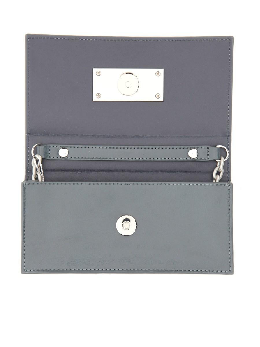 MM6 MAISON MARGIELA PORTAFOGLIO IN PELLE CON CATENA
