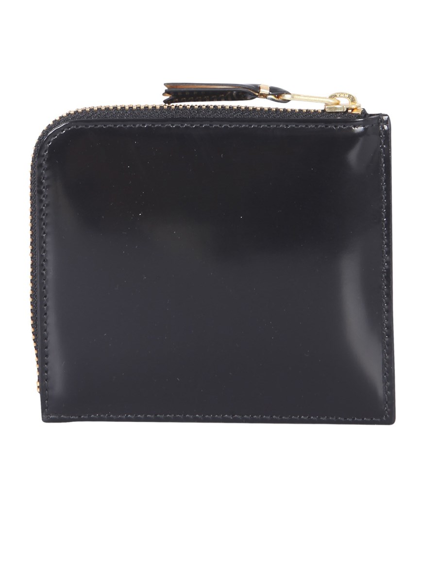 COMME DES GARCONS WALLET PORTAFOGLIO IN PELLE CON DETTAGLIO MIRRORING