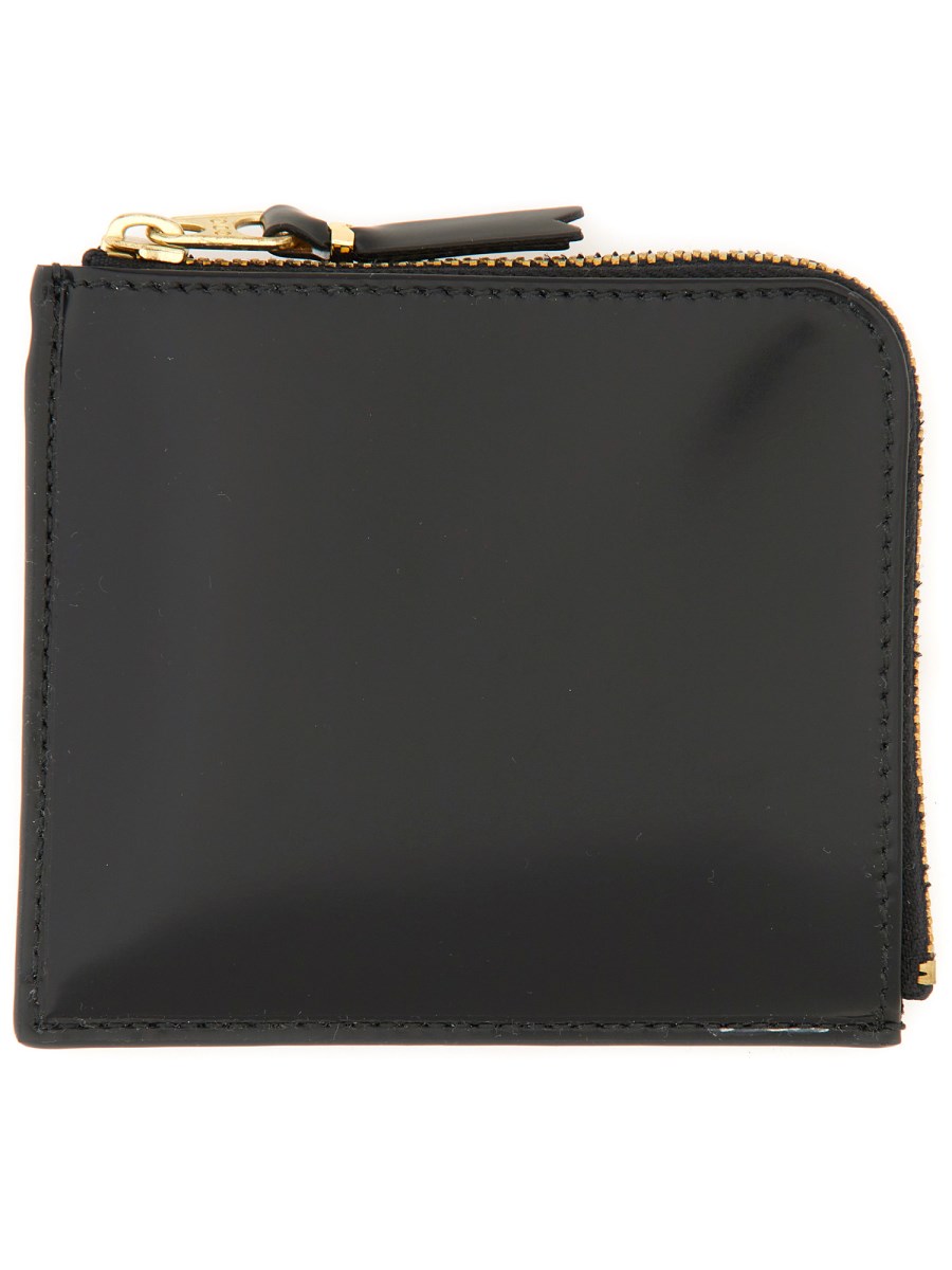 COMME DES GARCONS WALLET PORTAFOGLIO IN PELLE CON DETTAGLIO MIRRORING
