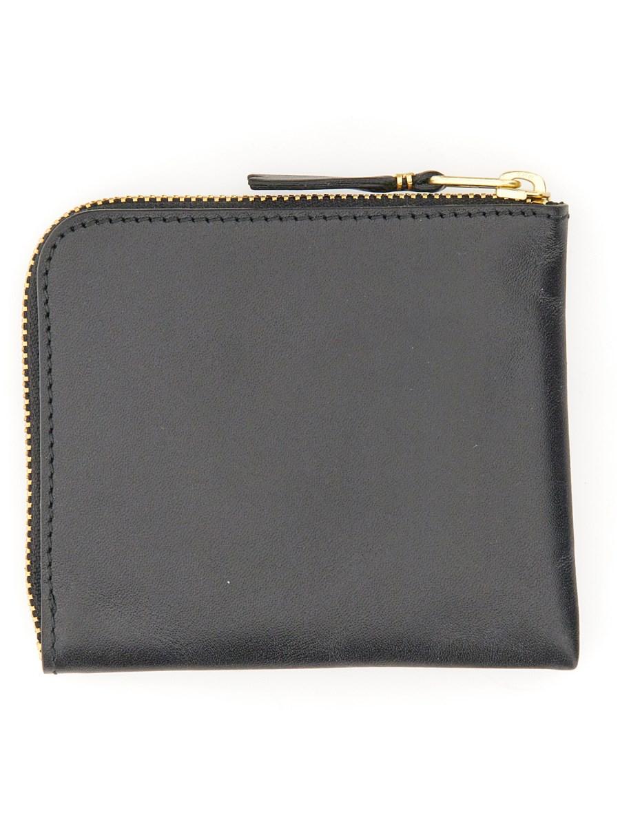 COMME DES GARCONS WALLET PORTAFOGLIO IN PELLE CON ZIP