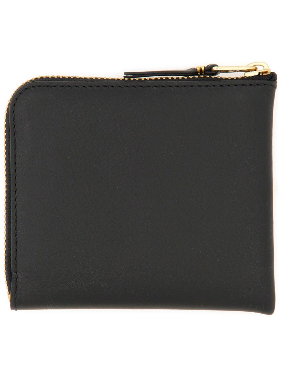 COMME DES GARCONS WALLET PORTAFOGLIO IN PELLE CON ZIP