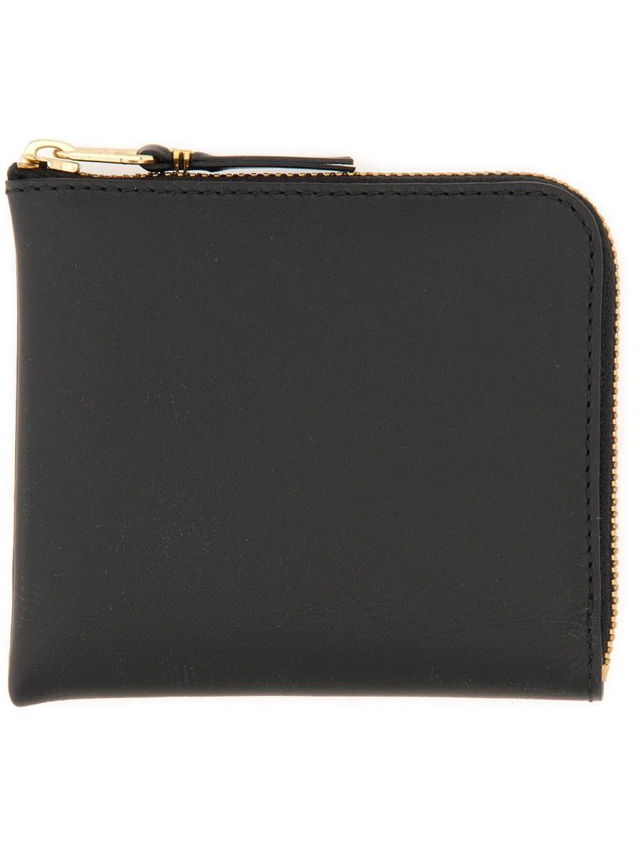 COMME DES GARCONS WALLET PORTAFOGLIO IN PELLE CON ZIP