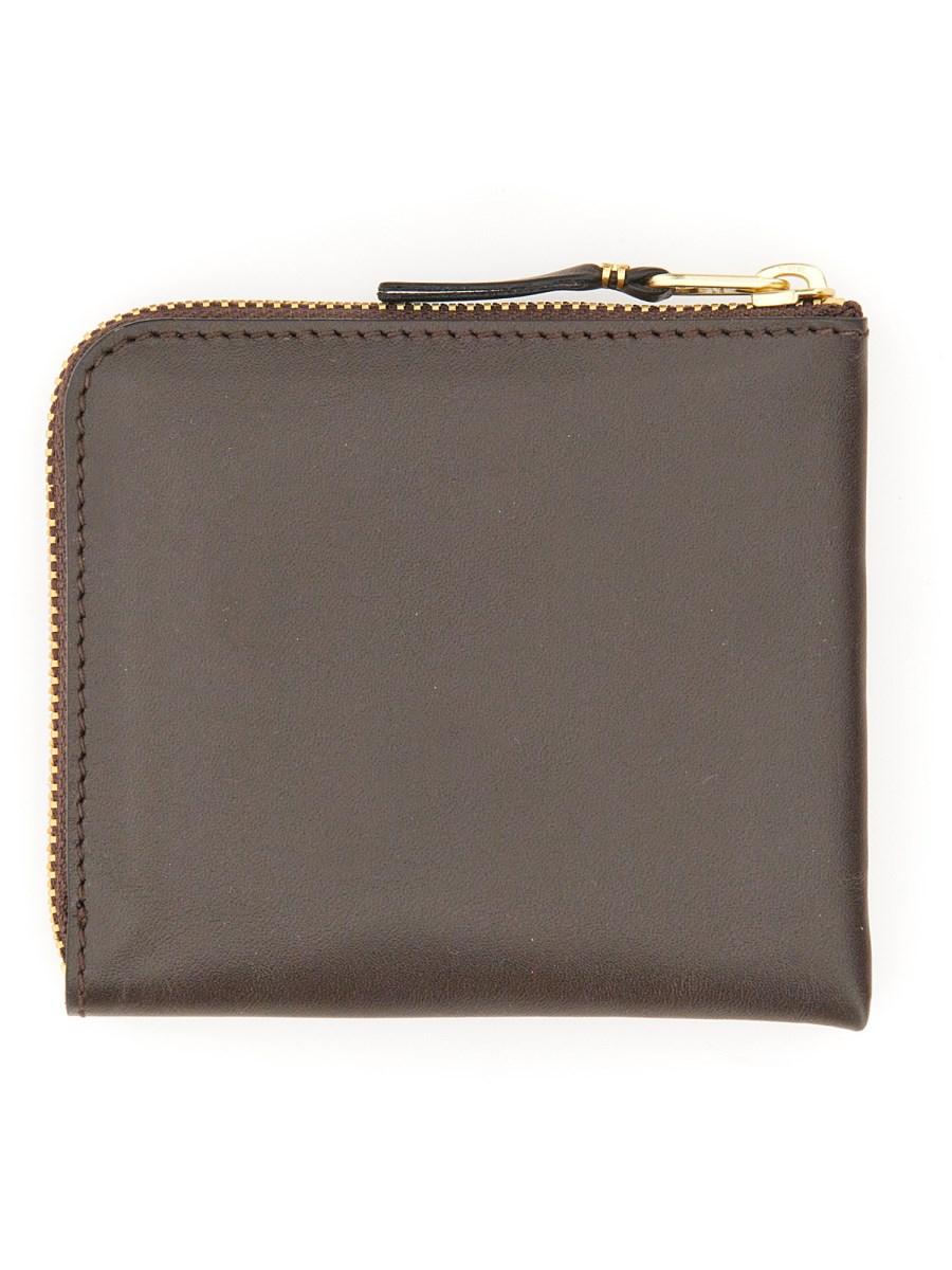 COMME DES GARCONS WALLET PORTAFOGLIO IN PELLE CON ZIP