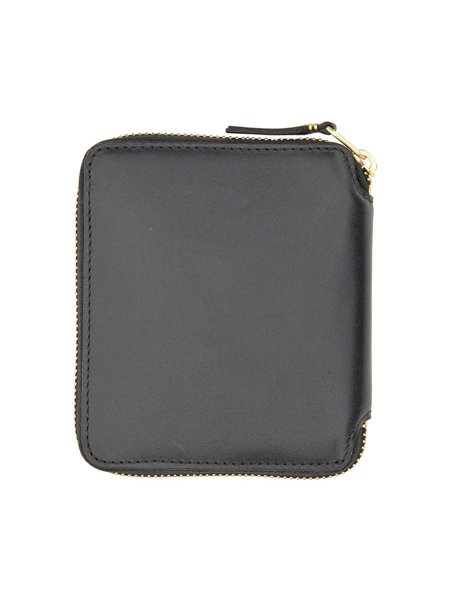 COMME DES GARCONS WALLET PORTAFOGLIO IN PELLE CON ZIP