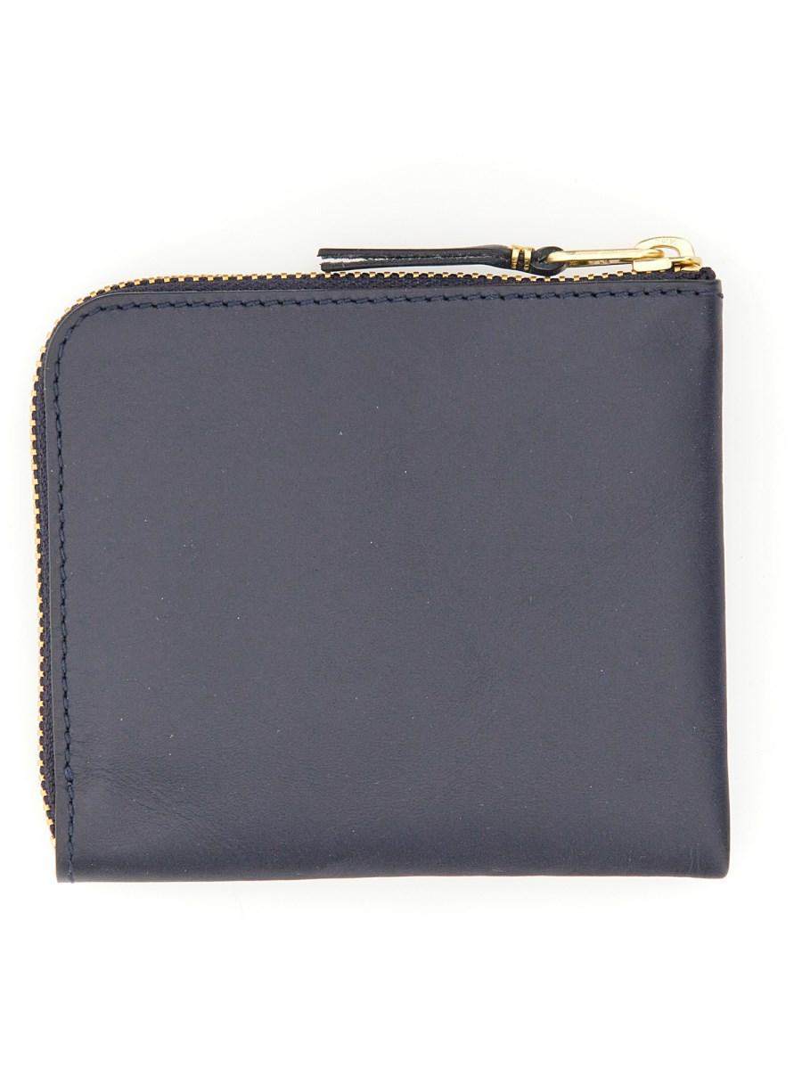 COMME DES GARCONS WALLET PORTAFOGLIO IN PELLE CON ZIP
