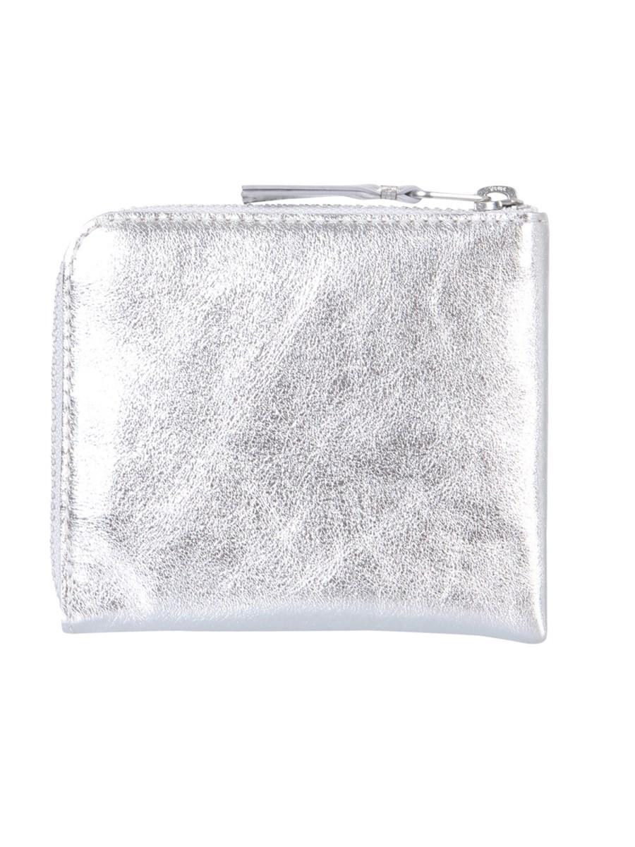 COMME DES GARCONS WALLET PORTAFOGLIO IN PELLE CON ZIP
