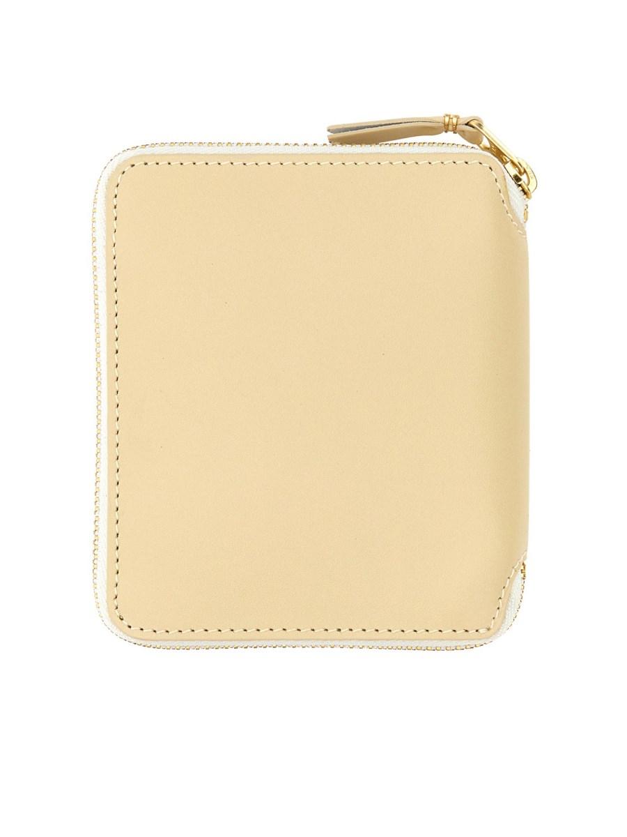 COMME DES GARCONS WALLET PORTAFOGLIO IN PELLE CON ZIP