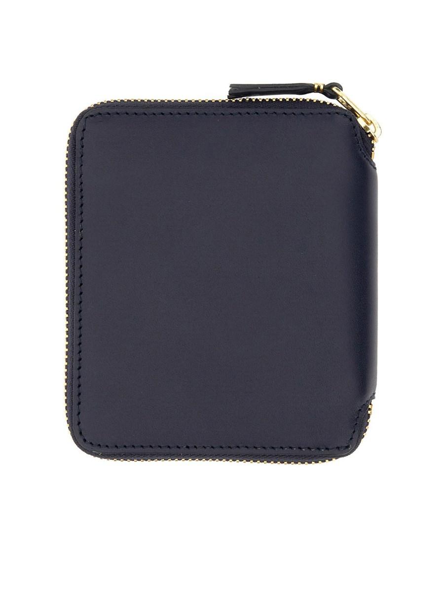 COMME DES GARCONS WALLET PORTAFOGLIO IN PELLE CON ZIP