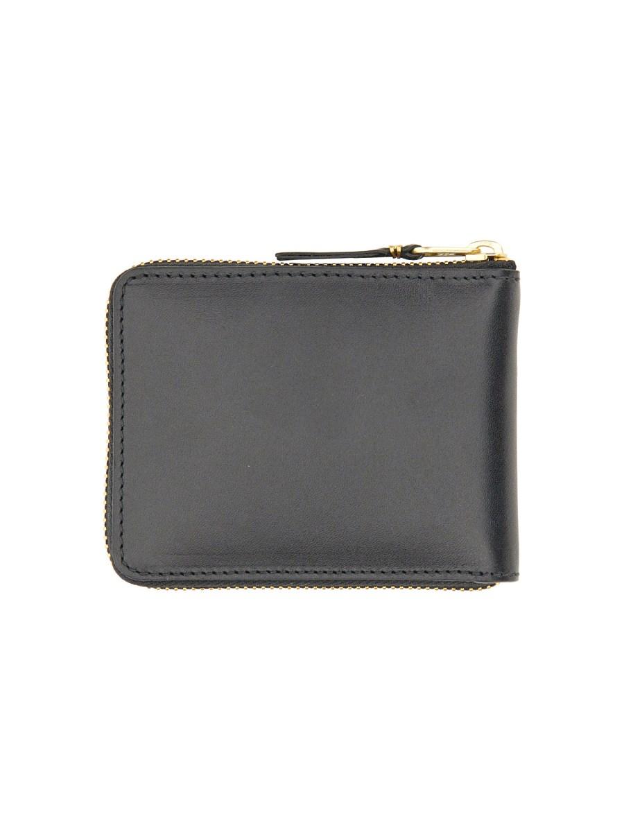 COMME DES GARCONS WALLET PORTAFOGLIO IN PELLE CON ZIP