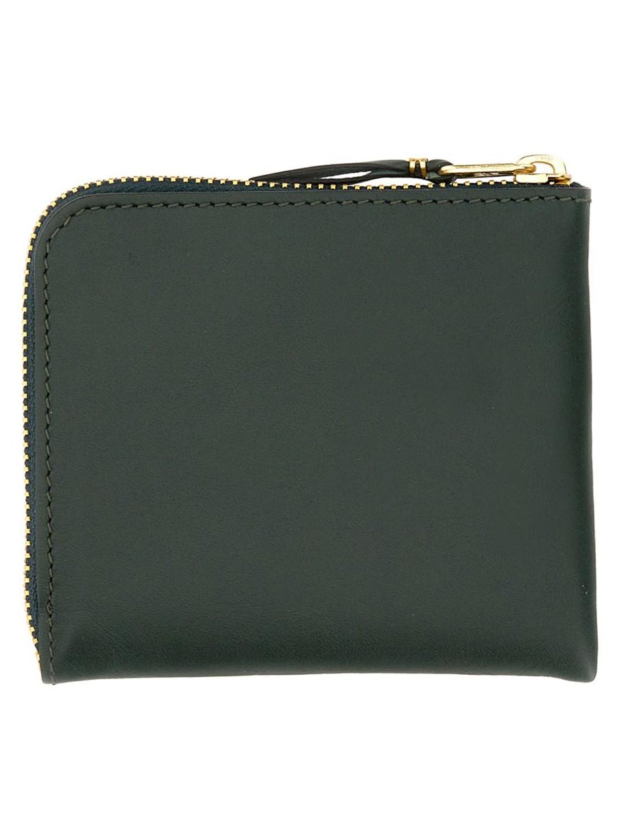 COMME DES GARCONS WALLET PORTAFOGLIO IN PELLE CON ZIP