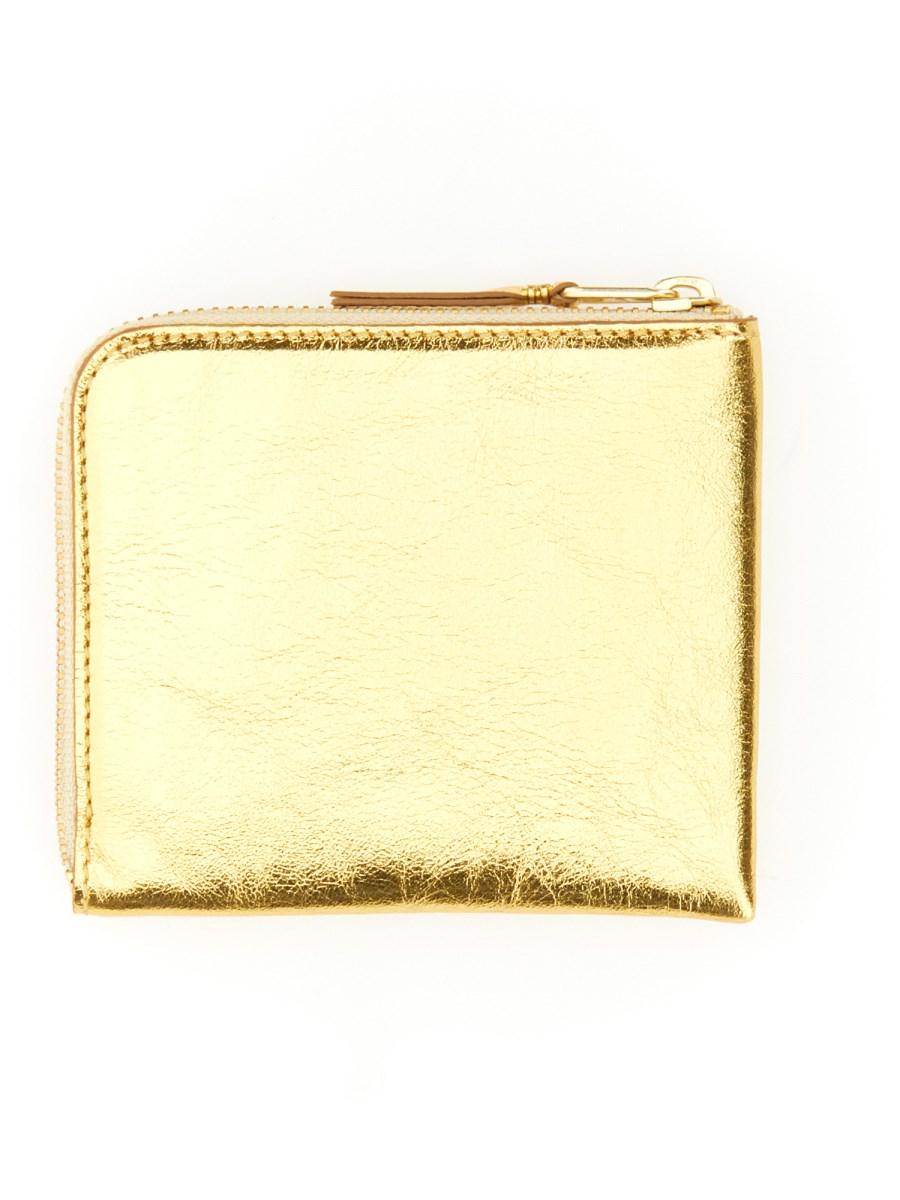 COMME DES GARCONS WALLET PORTAFOGLIO IN PELLE CON ZIP