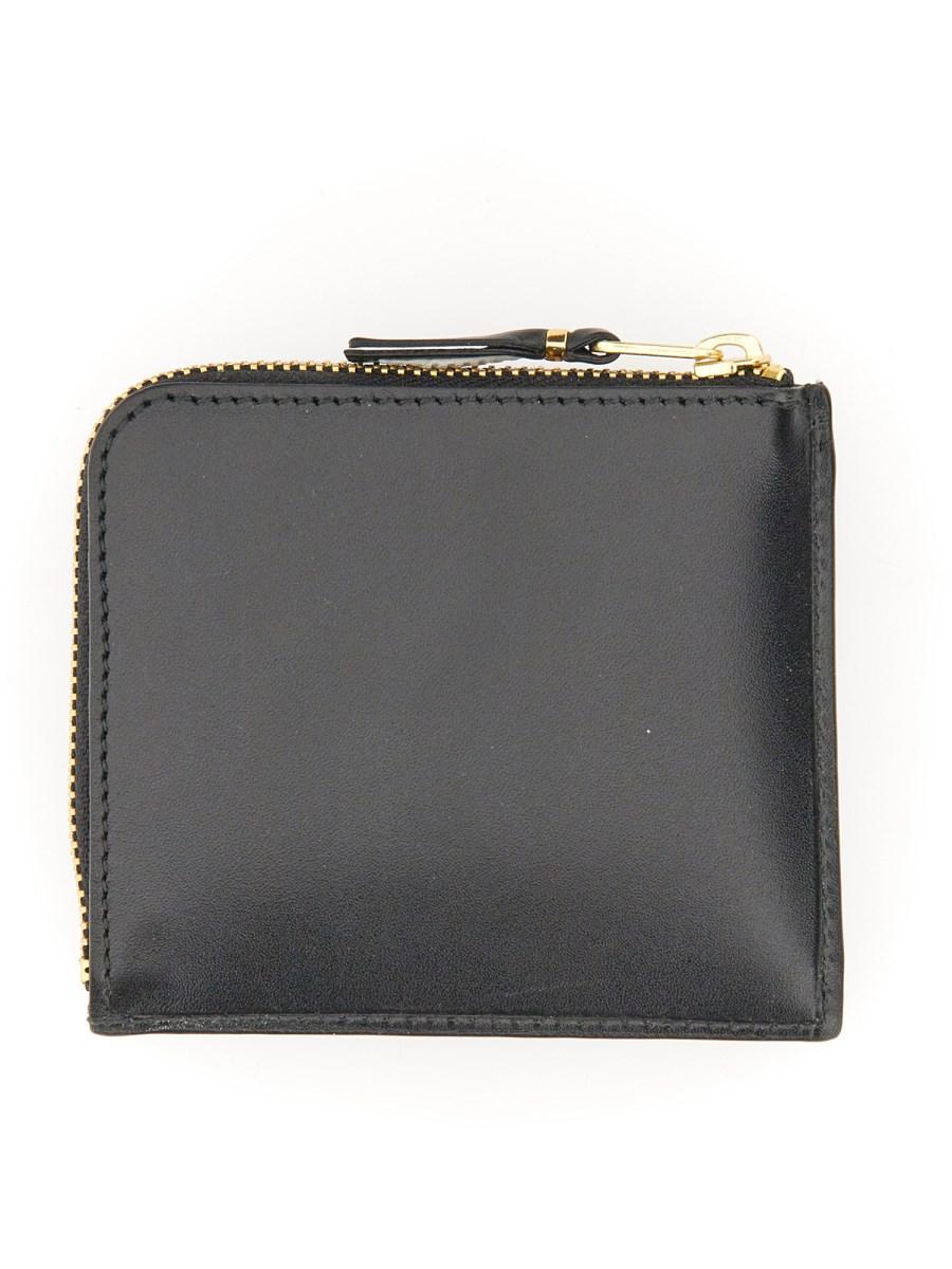 COMME DES GARCONS WALLET PORTAFOGLIO IN PELLE CON ZIP