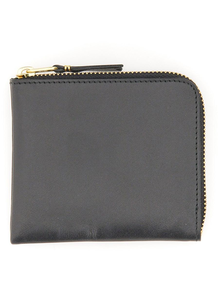 COMME DES GARCONS WALLET PORTAFOGLIO IN PELLE CON ZIP
