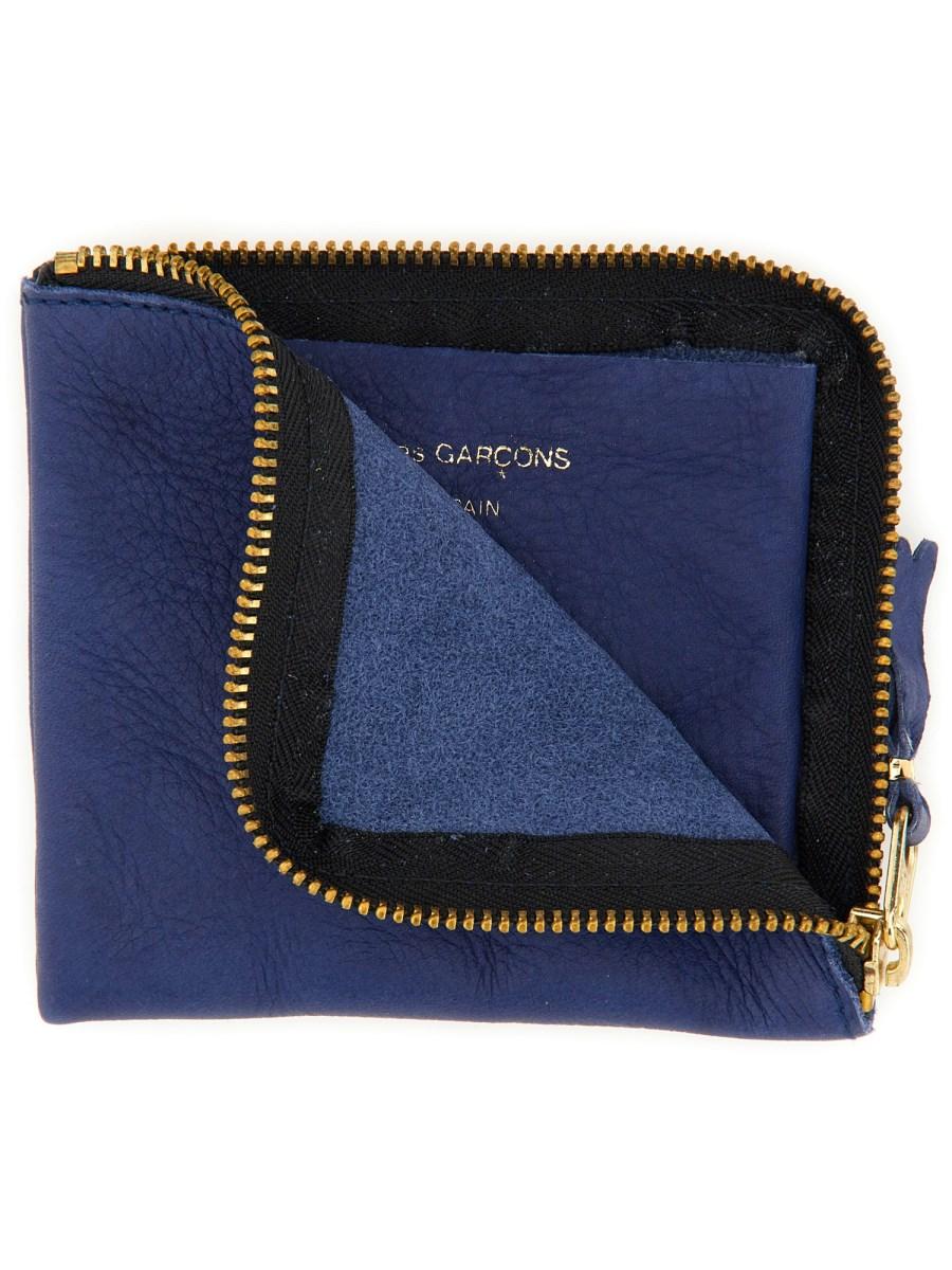 COMME DES GARCONS WALLET PORTAFOGLIO IN PELLE WASHED