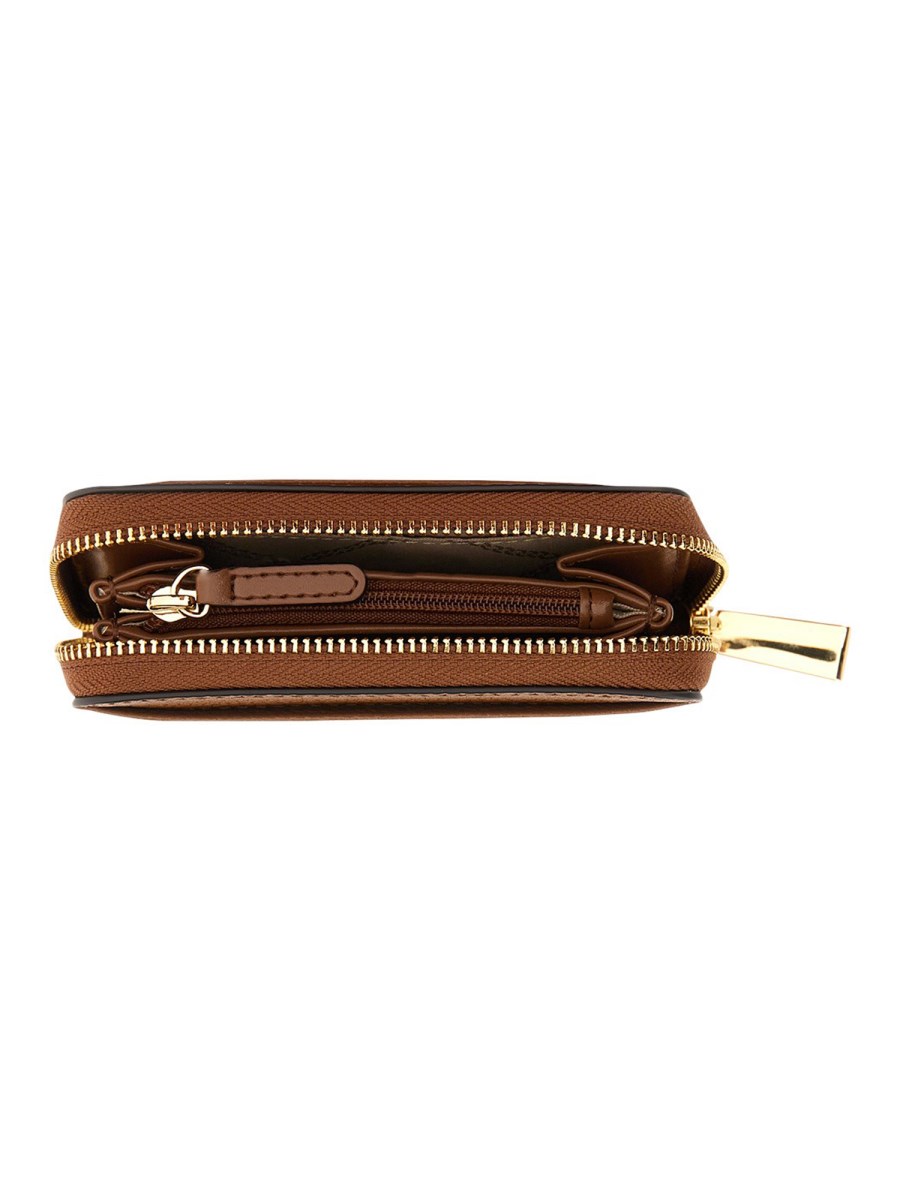 MICHAEL BY MICHAEL KORS PORTAFOGLIO JET SET CHARM IN PELLE MARTELLATA CON ZIP
