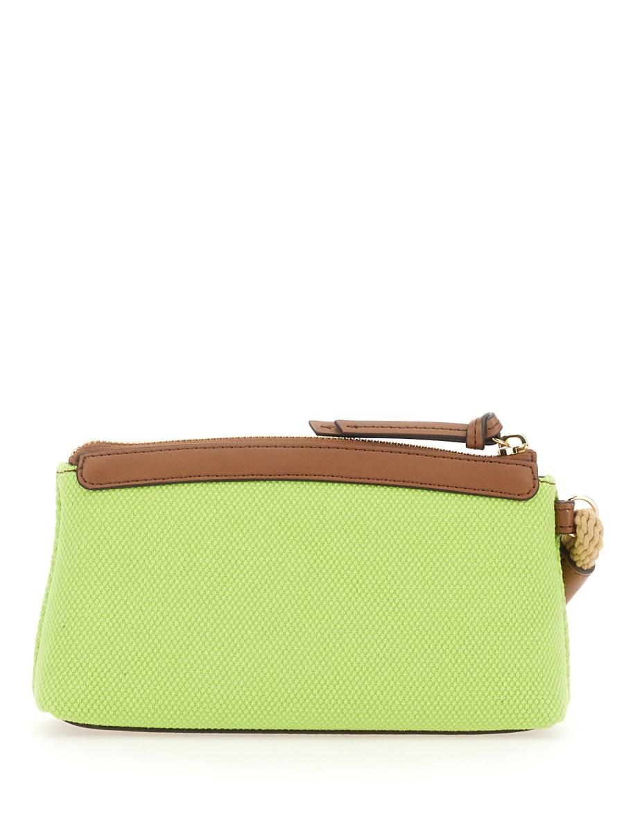 MICHAEL BY MICHAEL KORS POUCHETTE WRISTLET IN COTONE