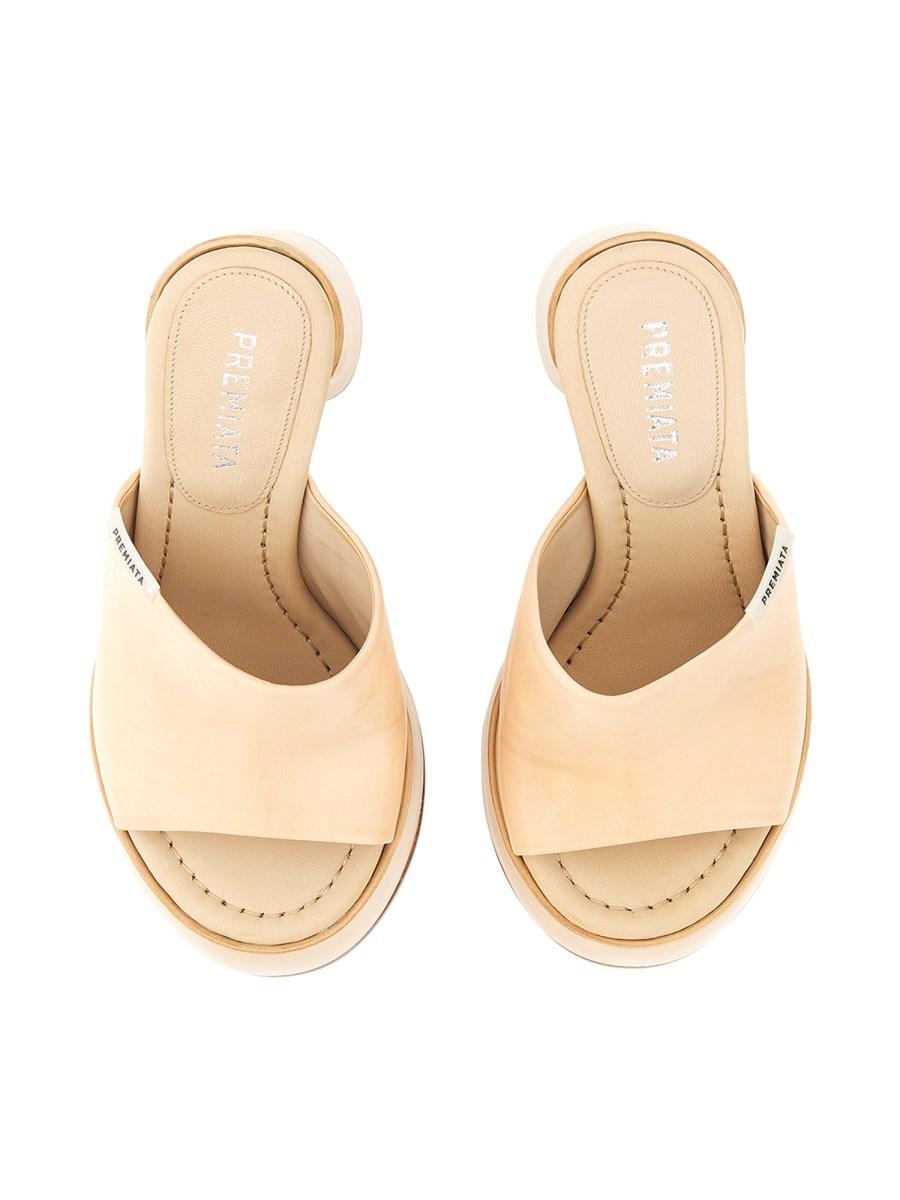 PREMIATA SABOT PLATFORM IN PELLE