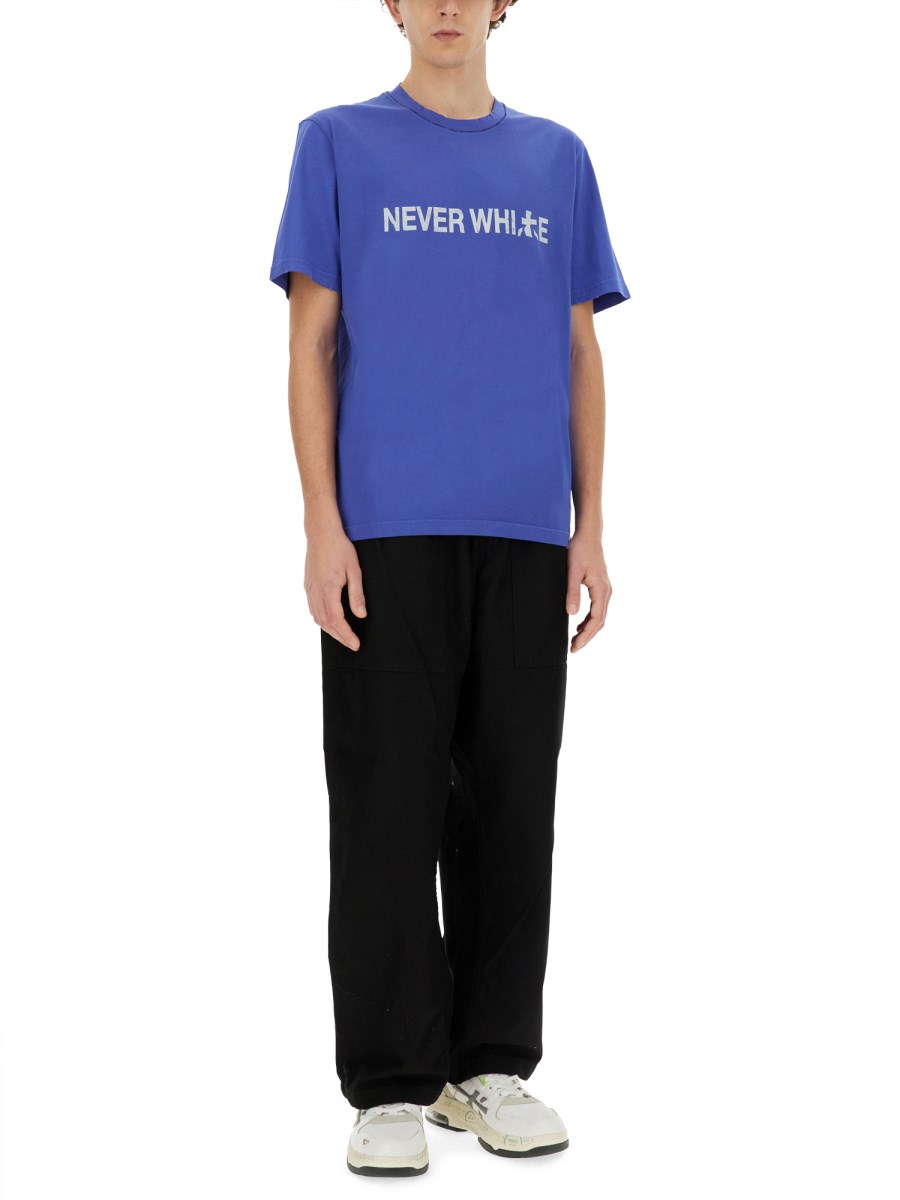 PREMIATA T-SHIRT "NEVER WHITE"