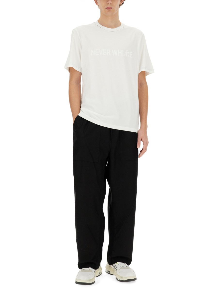PREMIATA T-SHIRT "NEVER WHITE"