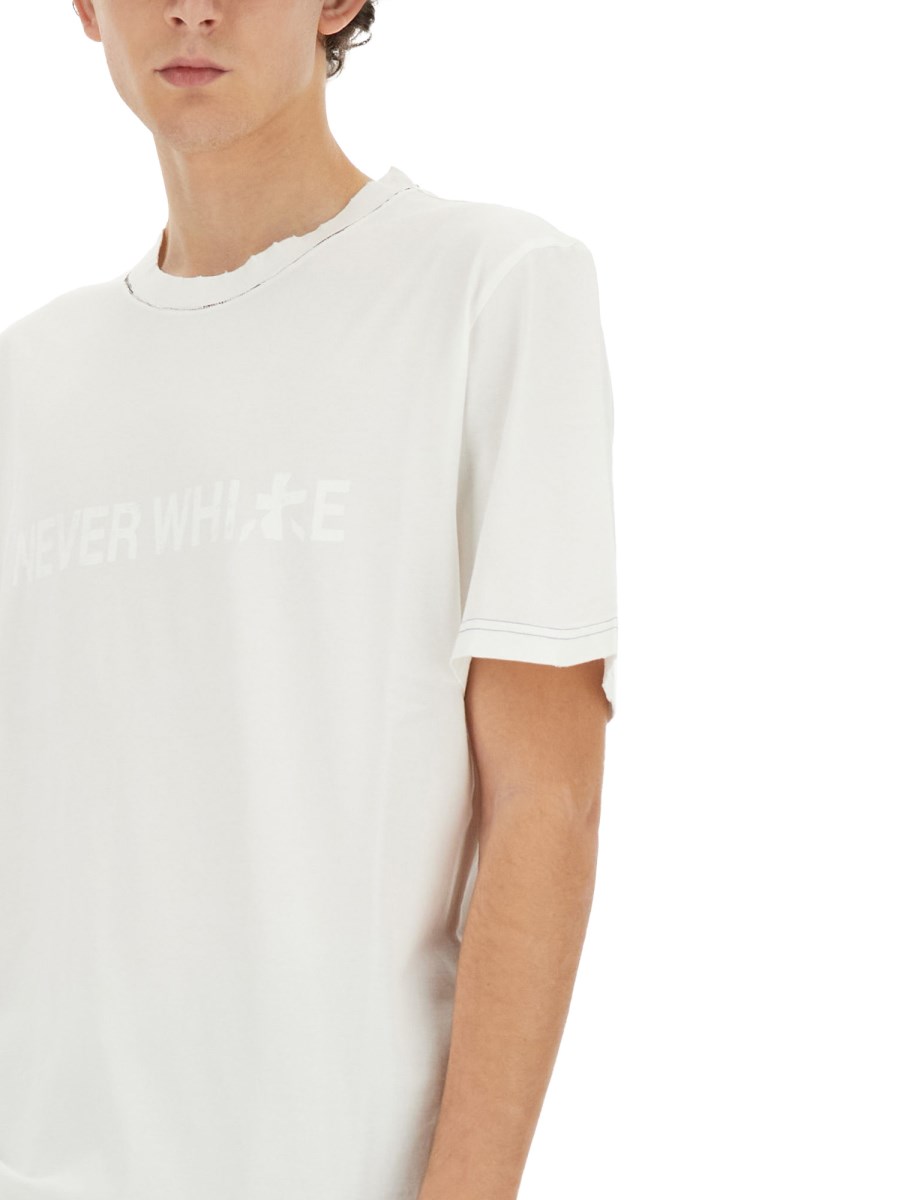 PREMIATA T-SHIRT "NEVER WHITE"