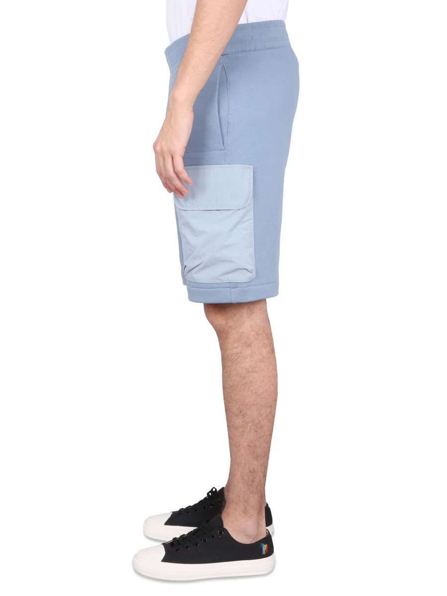 PS BY PAUL SMITH BERMUDA CON LOGO IN COTONE