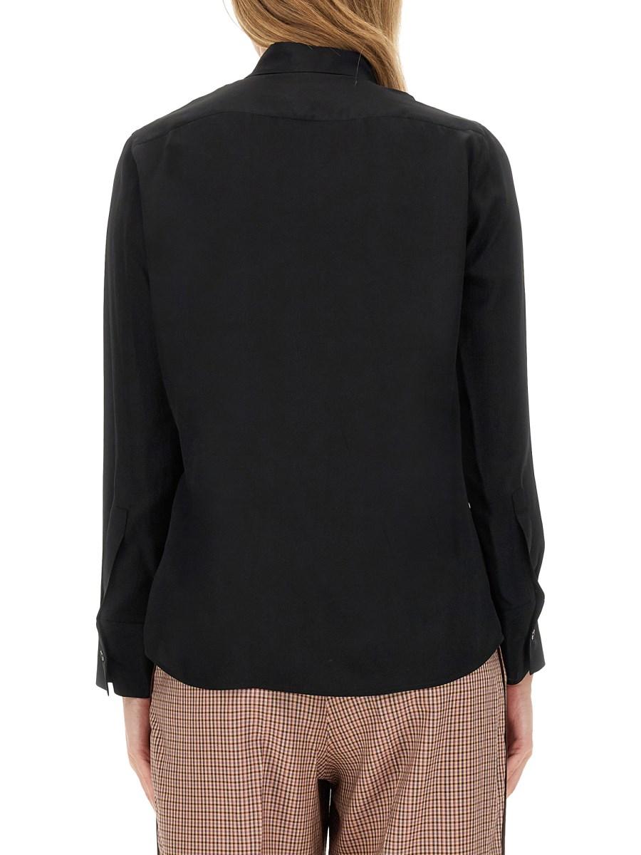 PS BY PAUL SMITH CAMICIA SPRAY SWIRL IN MISTO SETA
