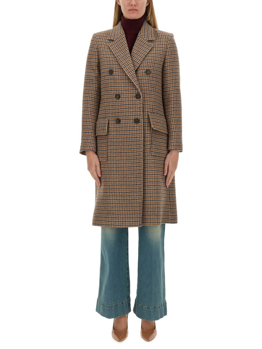 PS BY PAUL SMITH CAPPOTTO DOPPIOPETTO IN LANA