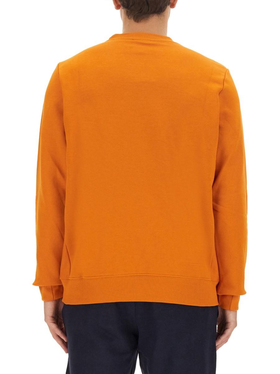 PS BY PAUL SMITH FELPA CON PATCH ZEBRA IN COTONE