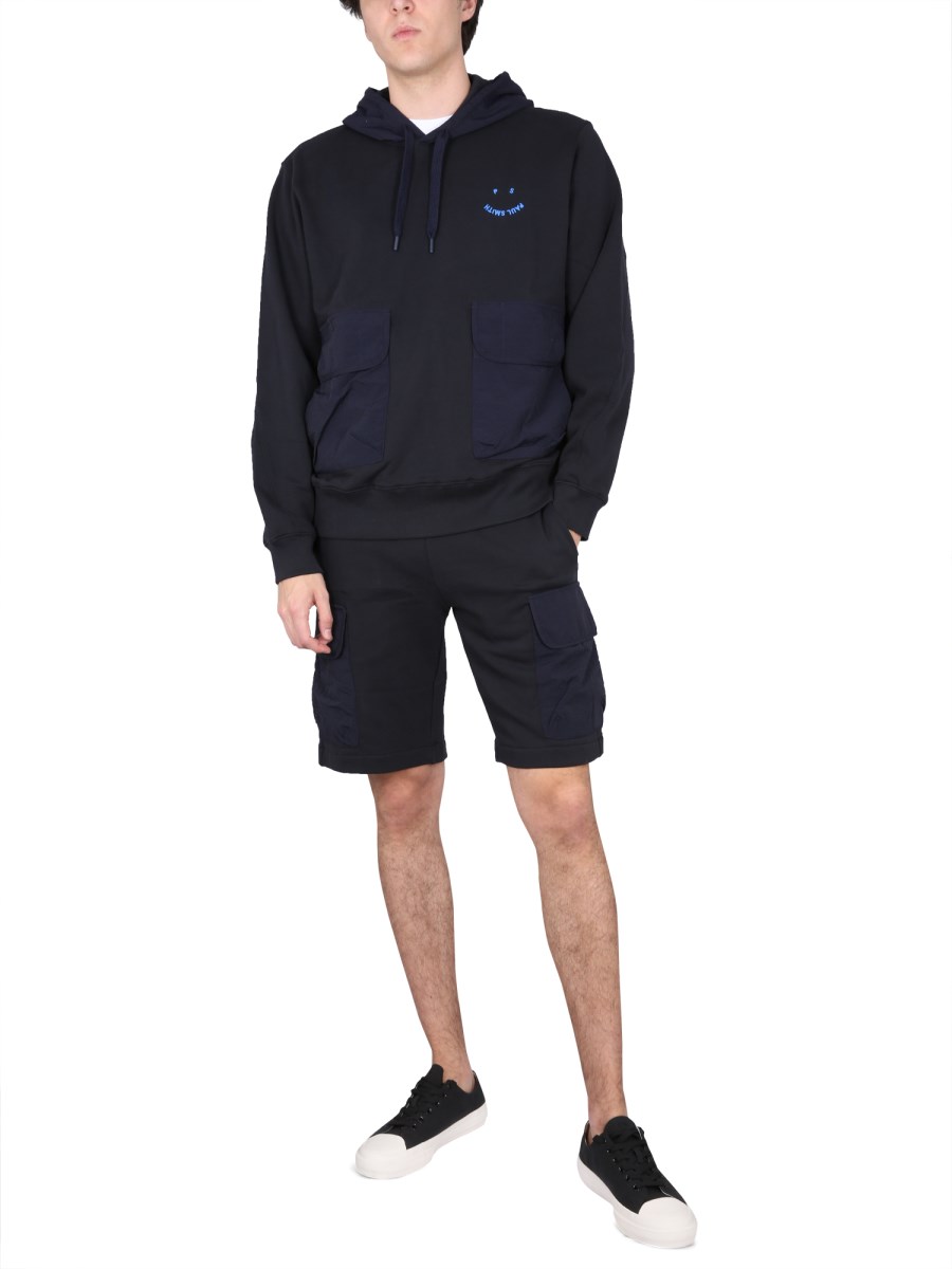 PS BY PAUL SMITH FELPA HAPPY IN COTONE