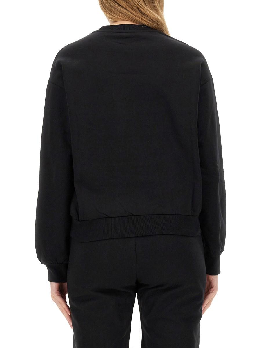 PS BY PAUL SMITH FELPA IN COTONE CON PATCH ZEBRA