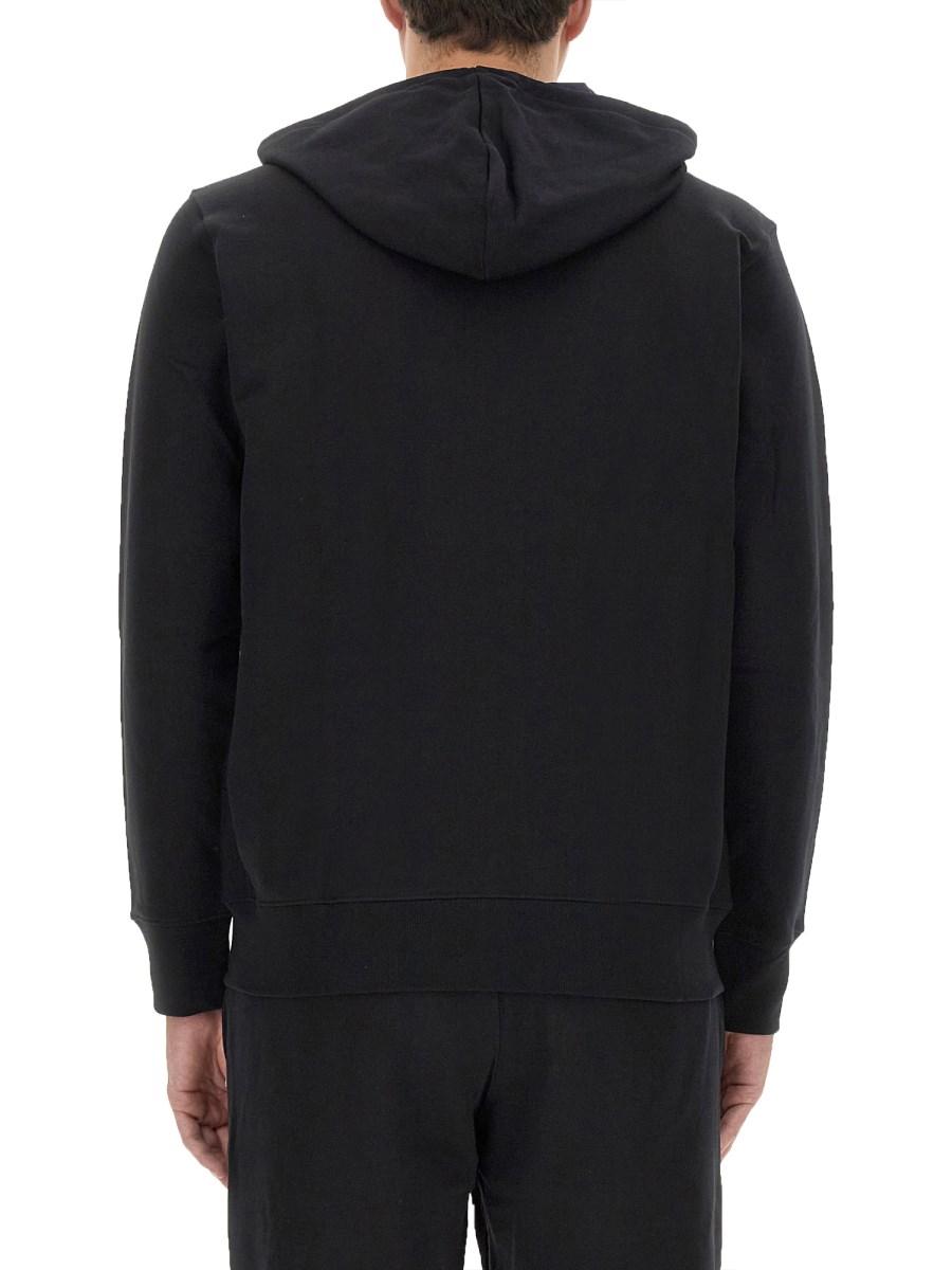 PS BY PAUL SMITH FELPA IN COTONE CON PATCH ZEBRA