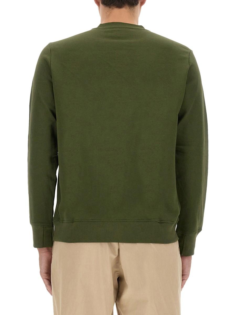 PS BY PAUL SMITH FELPA IN COTONE CON PATCH ZEBRA