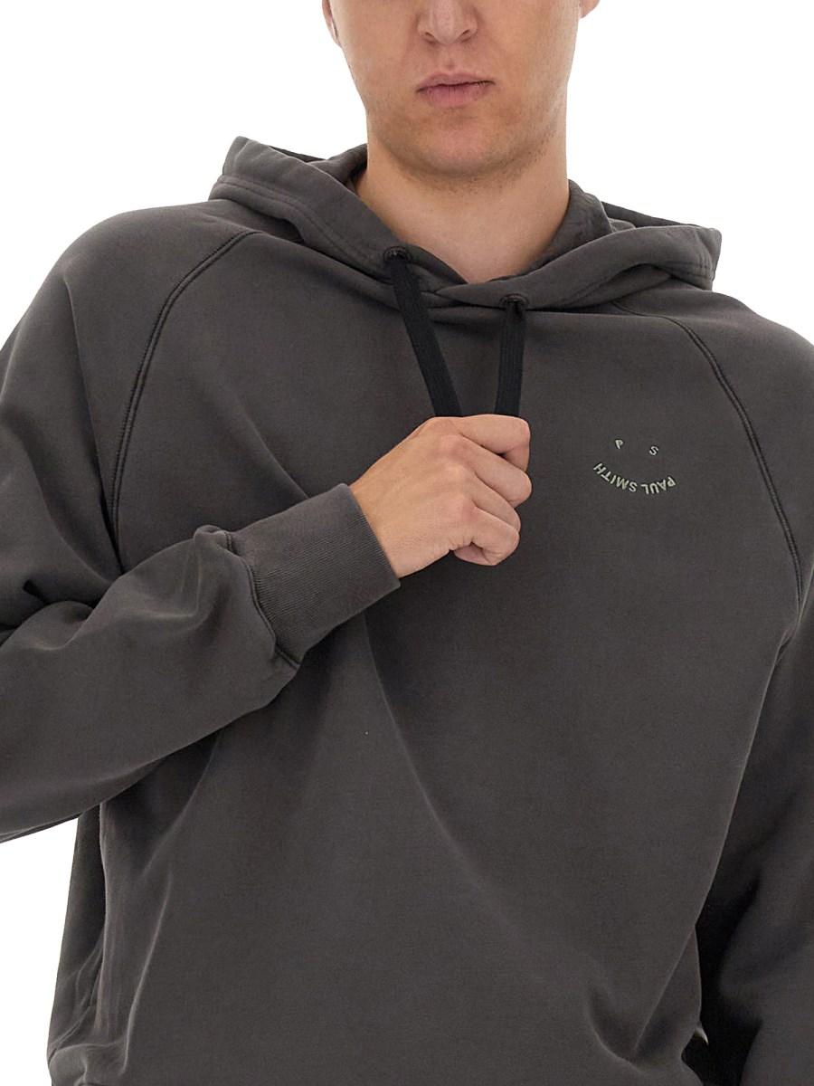 PS BY PAUL SMITH FELPA IN COTONE CON RICAMO LOGO