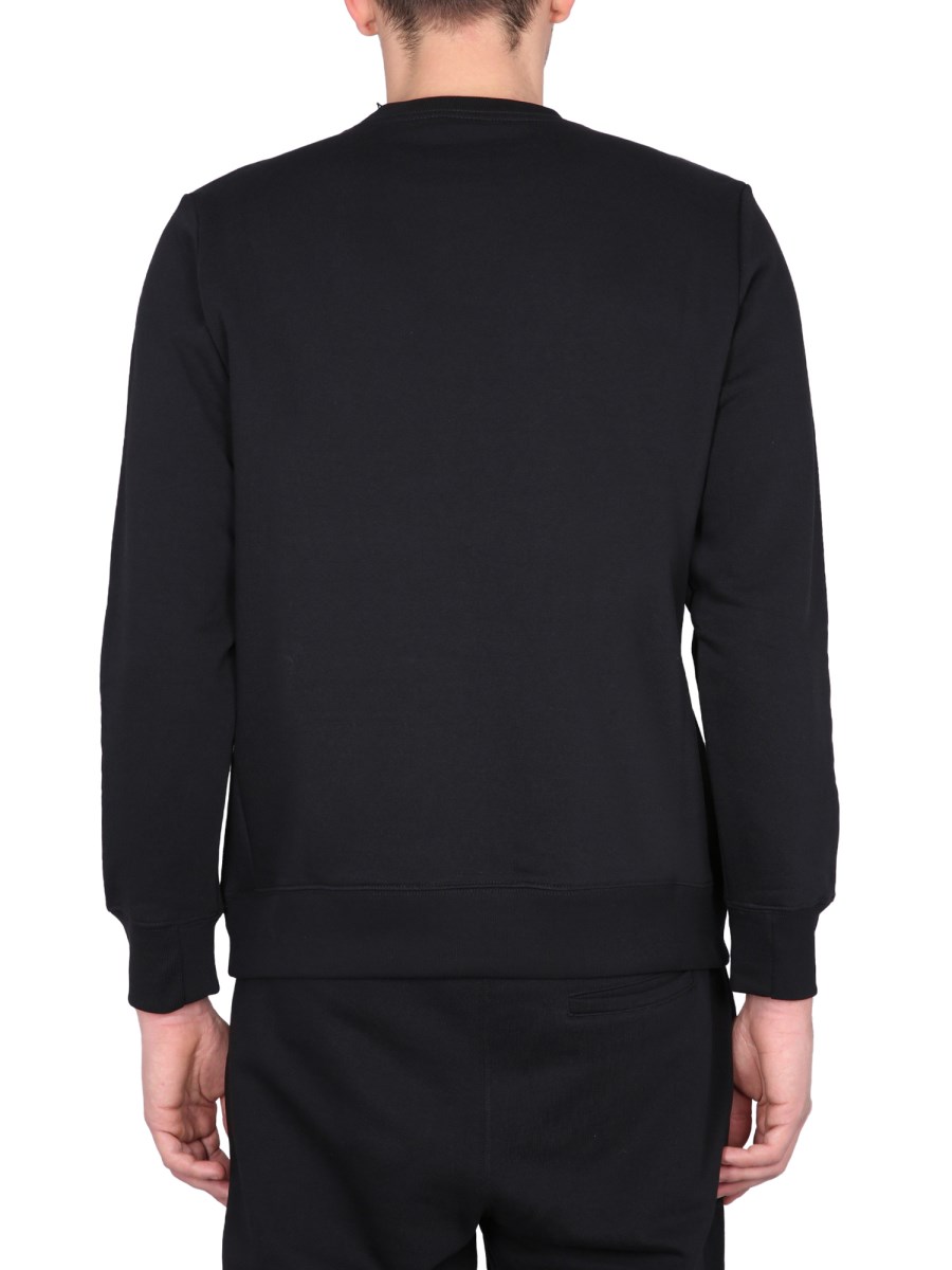 PS BY PAUL SMITH FELPA IN COTONE CON RICAMO ZEBRA