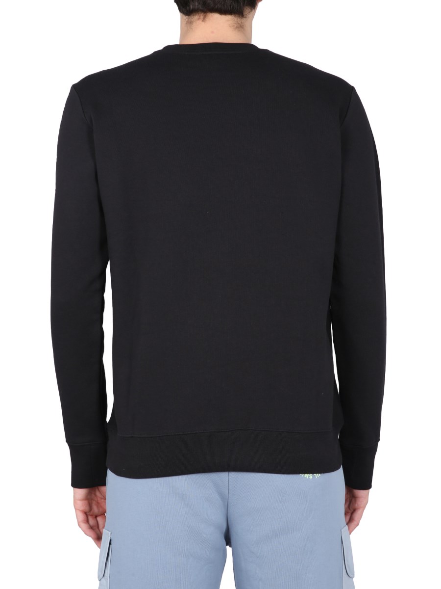 PS BY PAUL SMITH FELPA IN COTONE CON STAMPA SKULL