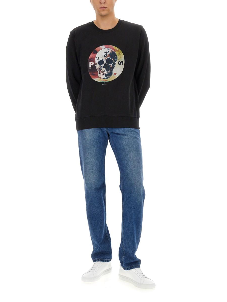 PS BY PAUL SMITH FELPA "SKULL" IN COTONE