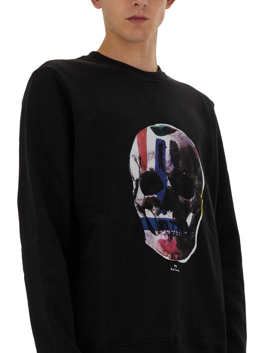 PS BY PAUL SMITH FELPA "SKULL" IN COTONE