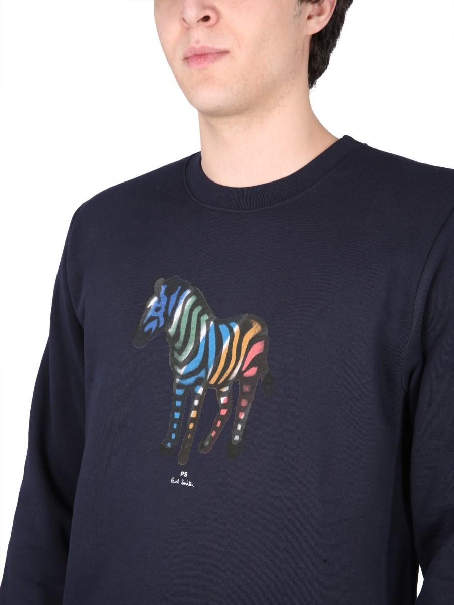 PS BY PAUL SMITH FELPA ZEBRA IN COTONE