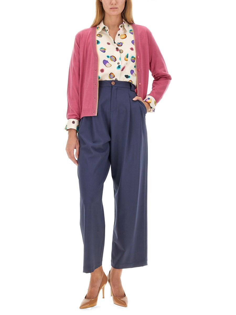 PS BY PAUL SMITH MAGLIA CON SCOLLO A V IN LANA