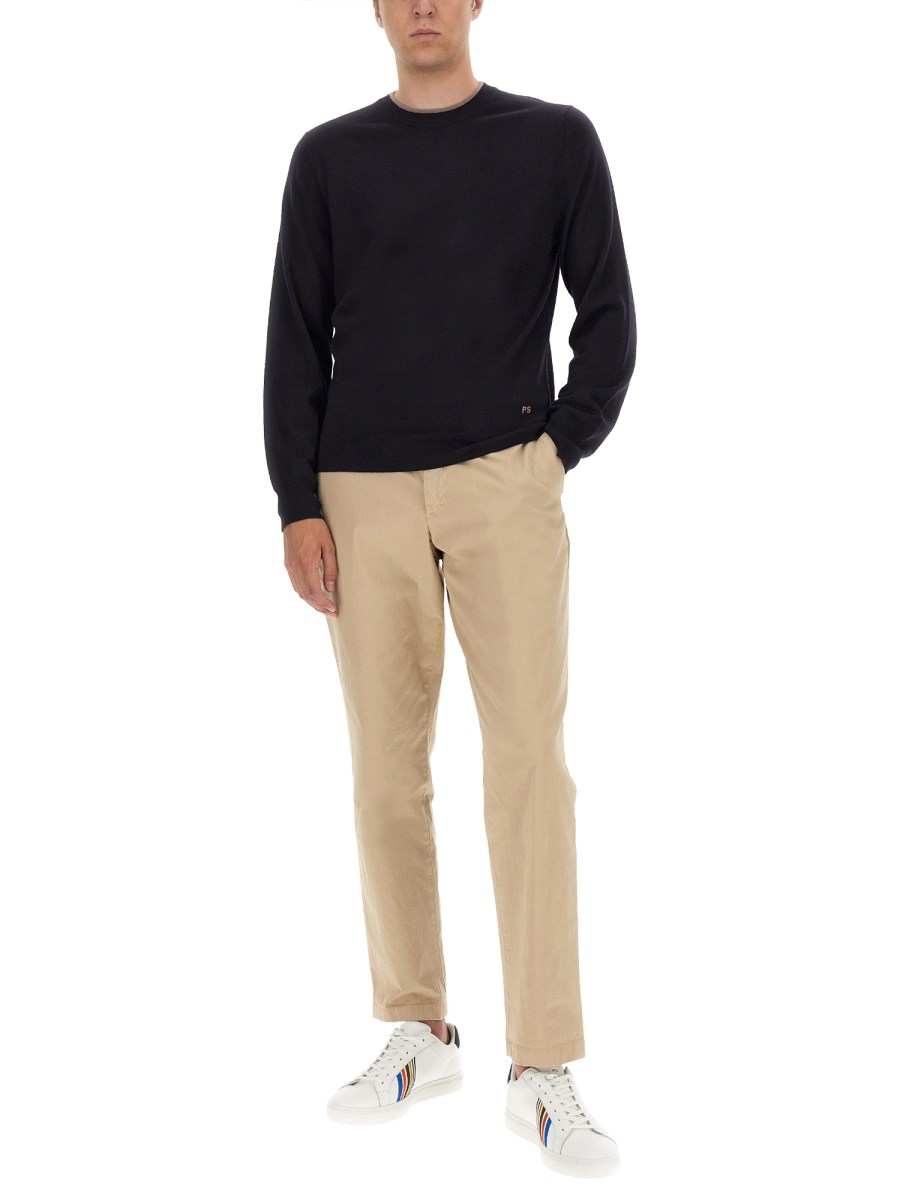 PS BY PAUL SMITH MAGLIA IN LANA MERINO CON LOGO