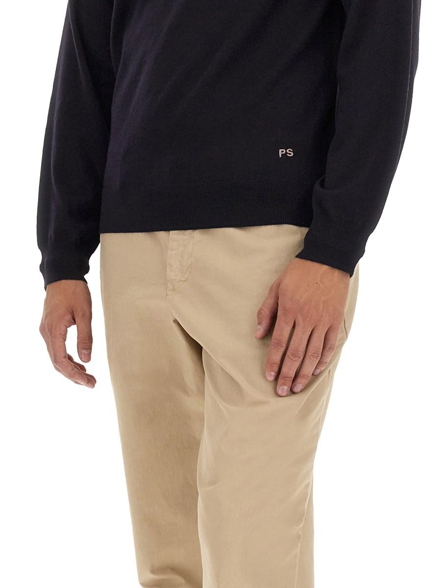 PS BY PAUL SMITH MAGLIA IN LANA MERINO CON LOGO