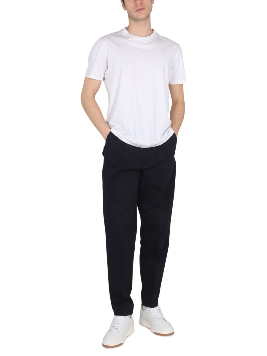 PS BY PAUL SMITH PANTALONE IN TWILL DI COTONE