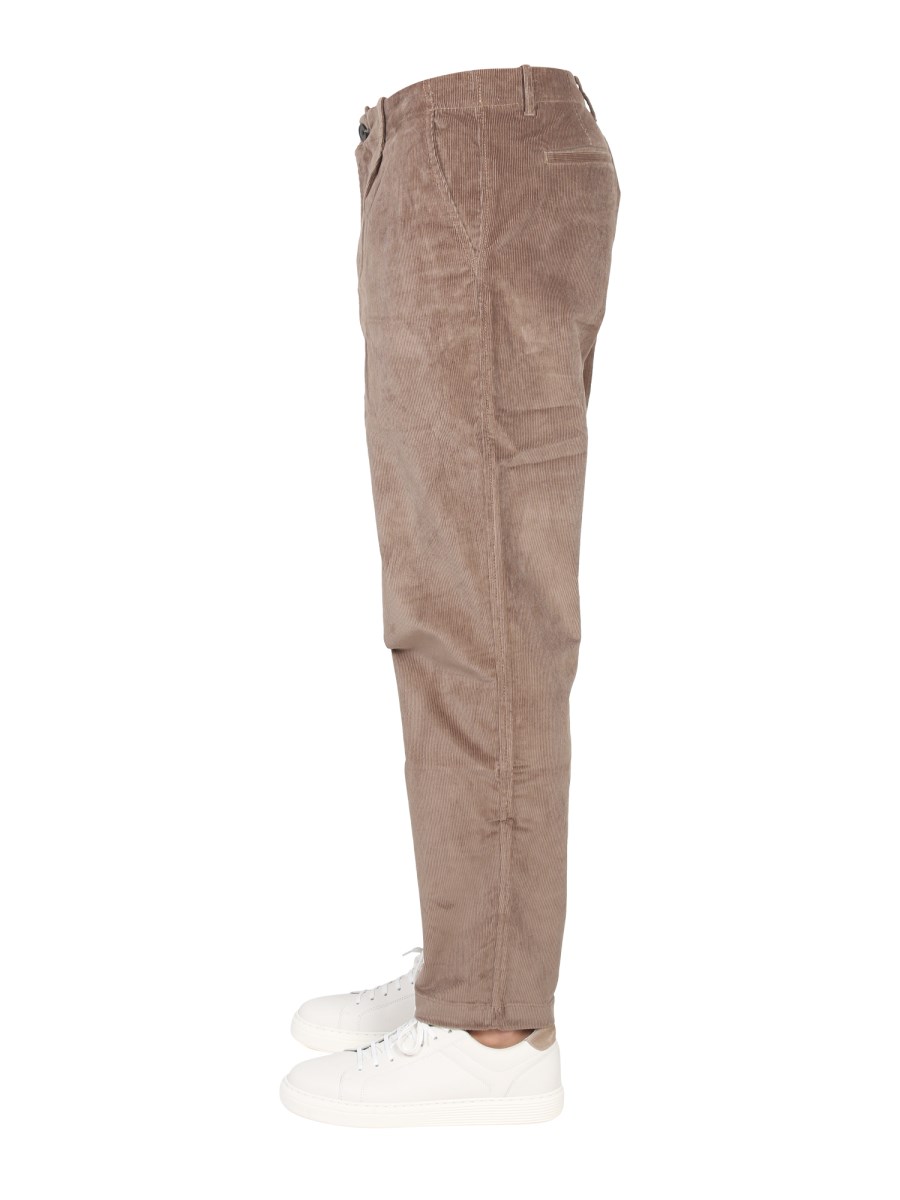 PS BY PAUL SMITH PANTALONE IN VELLUTO A COSTE