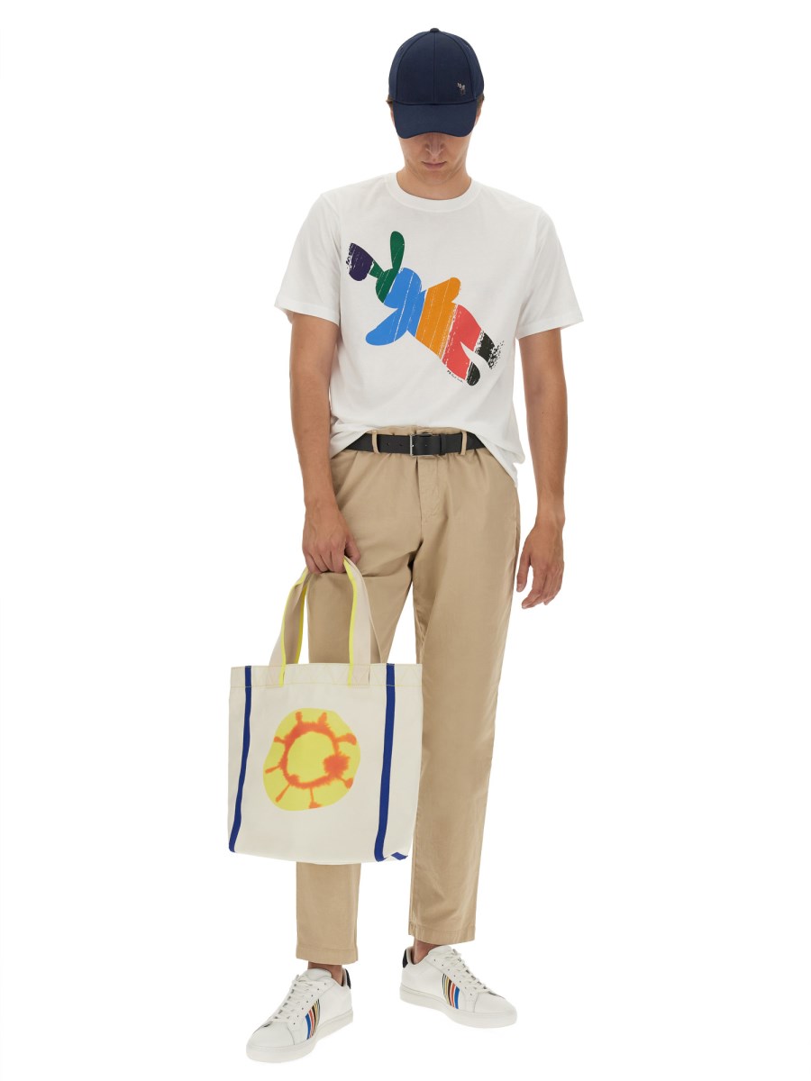 PS BY PAUL SMITH PANTALONE REGULAR FIT IN COTONE