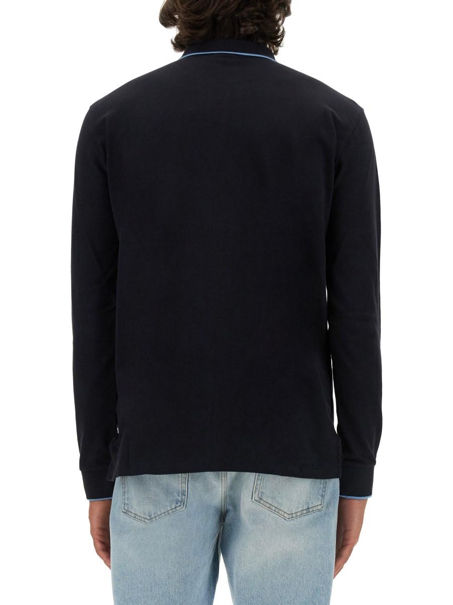 PS BY PAUL SMITH POLO CON PATCH ZEBRA IN COTONE