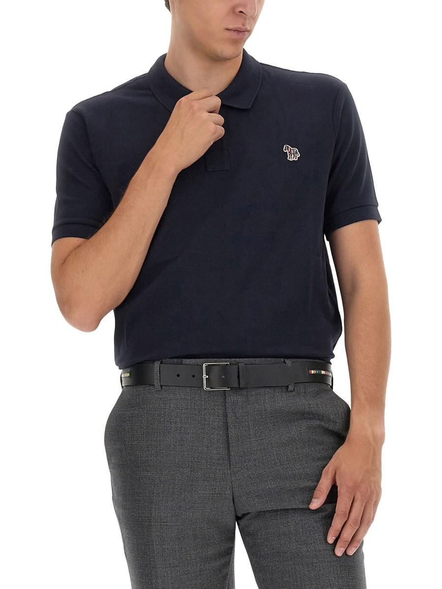 PS BY PAUL SMITH POLO IN PI CON PATCH ZEBRA