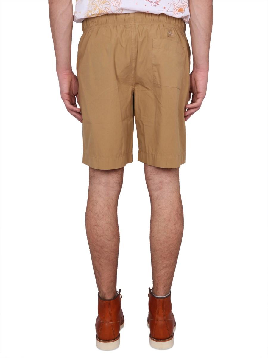 PS BY PAUL SMITH SHORT IN COTONE CON LOGO