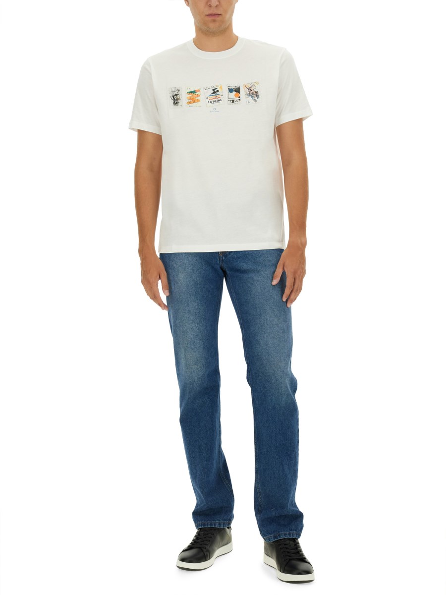 PS BY PAUL SMITH T-SHIRT CON STAMPA